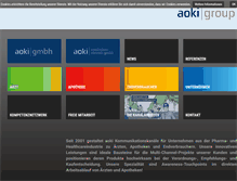 Tablet Screenshot of aoki.de